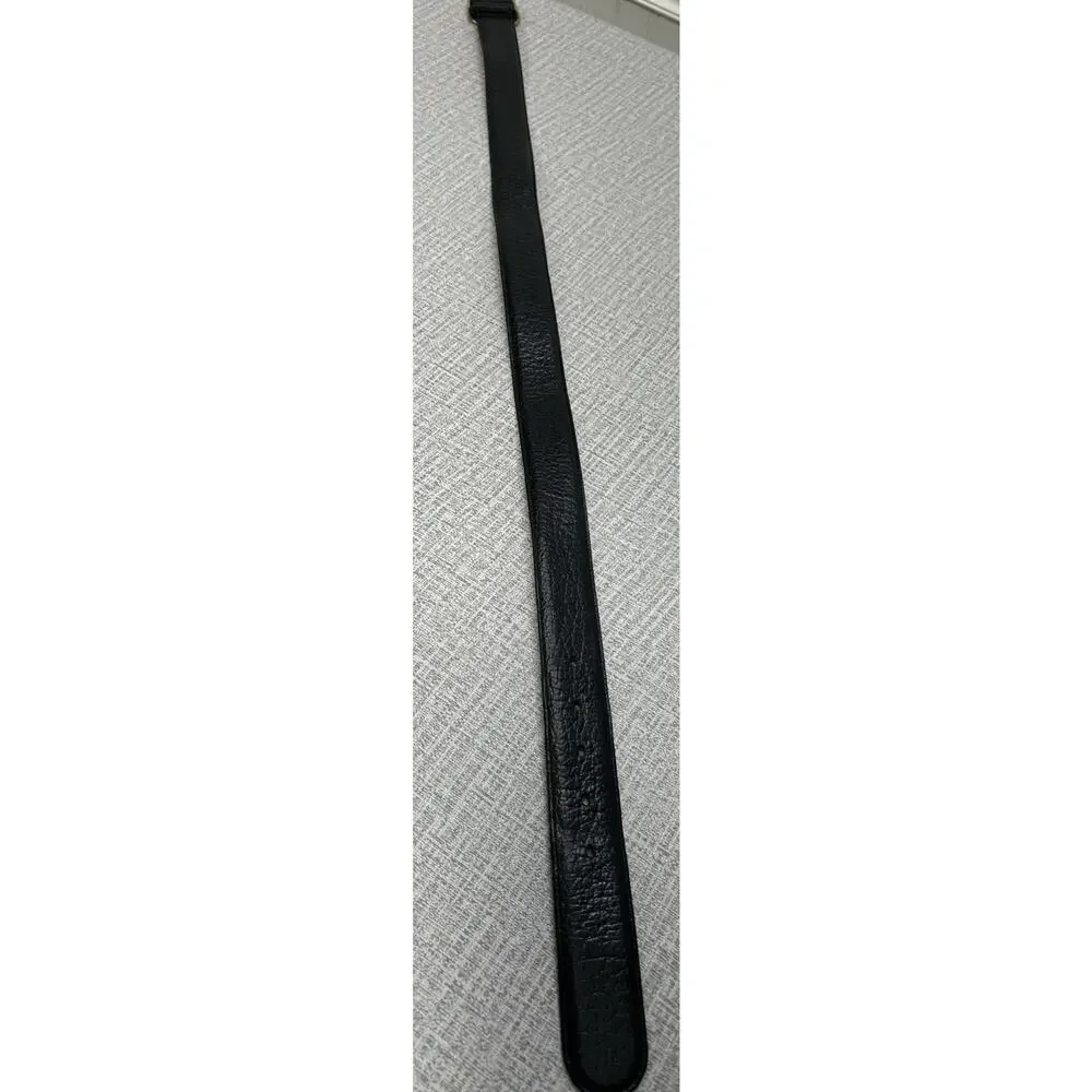 COACH Water Buffalo Leather Belt 34” Black 1.5